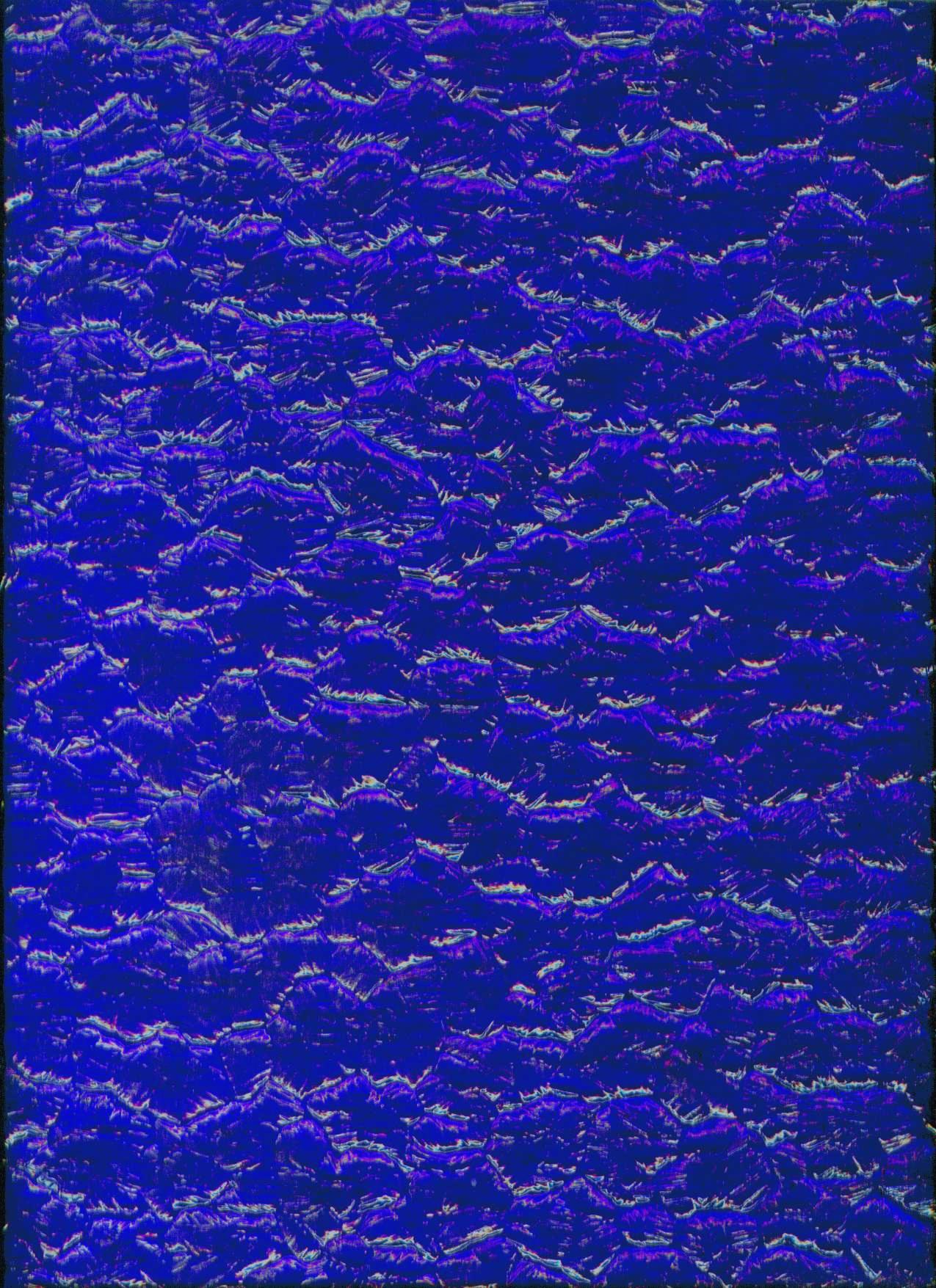K607WAV(Medium Cobalt Blue Wavolite Texture)