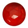 Round Red 30mm Faceted Jewel