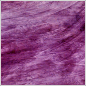 66L  Wissmach Purple On Clear Streaky Glass