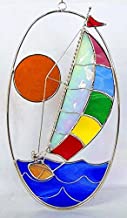 Stained Glass Sailboat Oval Ring As Seen In...