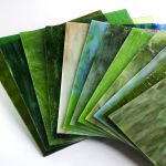 Refreshing Green- 6 Pieces- 8x8IN  Glass Pack 