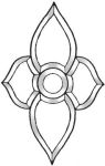 Clear Glass Emporia Bevel Cluster EC912 Clear Glass Emporia Bevel Cluster EC912