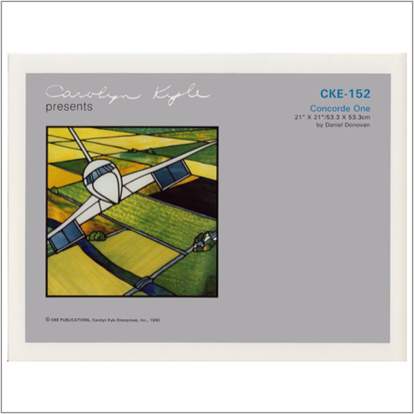 CKE-152 Plane (Stained Glass Full Size Patterns)