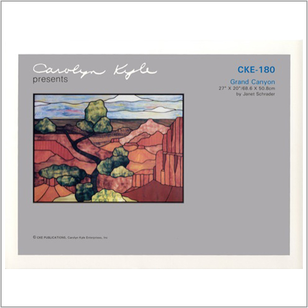 CKE-180 Grand Canyon (Stained Glass Full Size Patterns)
