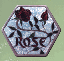 CKE-191 Country Rose (Mosaic Stained Glass Stepping Stone Patterns)
