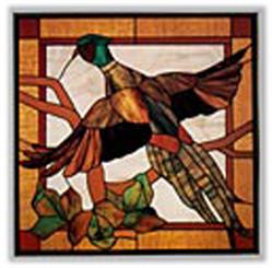 CKE-26 Pheasant In Fight (Stained Glass Full Size Patterns)