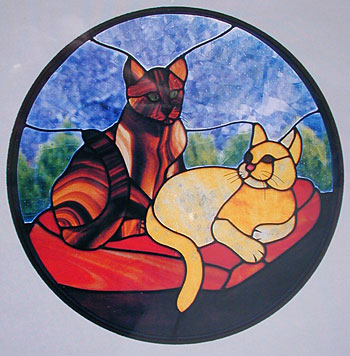 CKE-35 Feline Friends (Stained Glass Full Size Patterns)