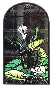 CKE-65 White Lilies (Stained Glass Full Size Patterns)