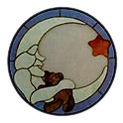 CKE-74 Crescent Moon (Stained Glass Full Size Patterns)