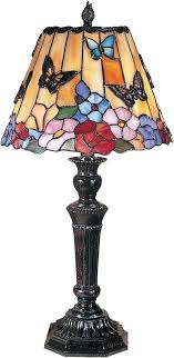 Dale Tiffany TT100587 Butterfly Peony Table Lamp